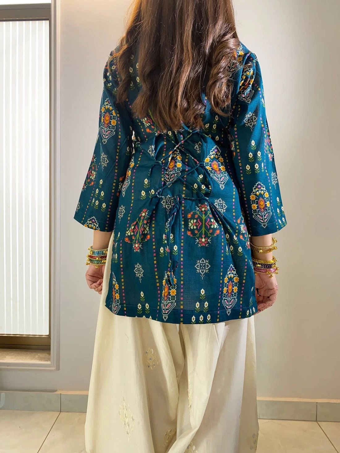 Emerald Farsi Grace – Premium Soft Silk 2-Piece কোড-A2