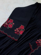 Noir Blossom — Premium Embroidered 3-Piece কোড-G1